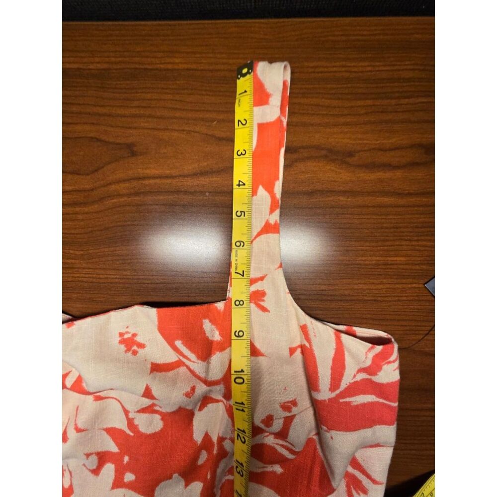 NWT Vince Camuto Cayenne Cream Floral Mini Dress Women’s Size L. - Picture 16 of 16